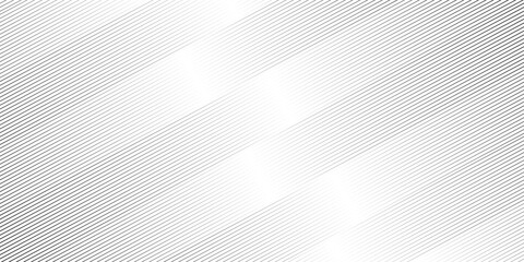 Wall Mural - Minimal diagonal stripe oblique, slanting lines gradient abstract art modern geometric vector pattern background. black and white ribbed striped diagonal line pattern as gradient fabric texture.	