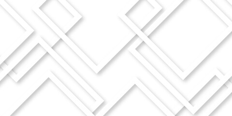 Wall Mural - Abstract tech gradient white, gray creative triangle geometric technology space rectangle randomly arranged white lines transparent background. luxury web overlap presentation design.	