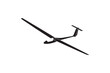 © Abdulla11 - Glider Plane Silhouette Vector Icon Simple Sailplane Aircraft Graphic