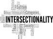 © Colored Lights - Intersectionality word cloud conceptual design isolated on white background.