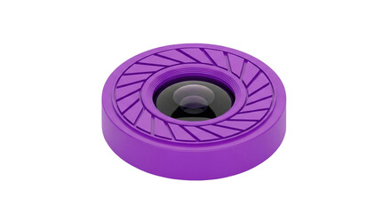 close up of a purple textured object with a dark center