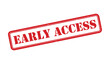 © Icon Legend  - Early Access stamp, Early Access sign on red ink, Early Access grunge stamp, Early Access seal, Early Access sticker, Early Access distressed texture on white background