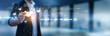 © AD - Businessman hand hold business cooperation, strategic alliances, global partnerships, joint ventures, supply chain collaboration, B2B networking, cross-border trade, industry associations