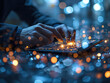 © MdSaiful - Digital Online Marketing with Businessman Using Tablet for Data Analysis