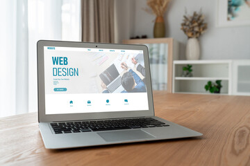 Website design software provide modish template for online retail business and e-commerce