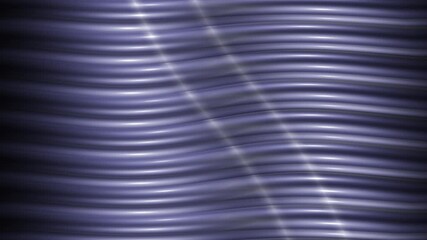 Wall Mural - Wavy Glossy 3D Background Animation with Fluid Metallic Surface and Abstract Motion Design, Luxury Futuristic Loop for Digital Visuals