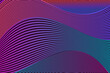 © wira - Mesmerizing abstract vector with dynamic wavy lines and vibrant gradients of purple, blue, pink, and teal, ideal for modern design projects needing depth, motion, and a bold, futuristic aesthetic