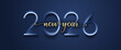 © firstonedesign - Typography Happy New Year 2026. Shiny gold color and realistic embossed effect.