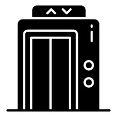 Wall Mural - Modern design icon of lift