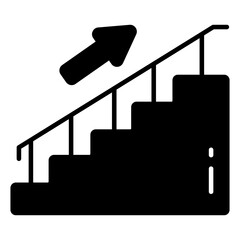 Wall Mural - Creative design icon of stairs