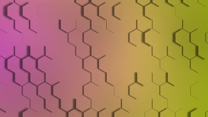 Abstract Hexagonal Pattern Gradient Background.