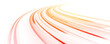 © MEDUZA - Bright orange neon lines flash across the screen, symbolizing dynamic innovation. The glowing trails create a sense of forward motion. Great for startup branding. PNG