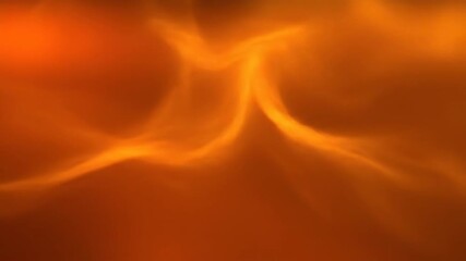 Wall Mural - Seamlessly Looping Video of a Pulsating Abstract Heat Haze Shimmering with Subtle Orange and Amber Distortions smooth, warm, modern