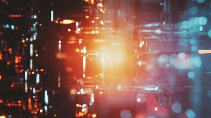 Digital data network lines connected in cyberspace