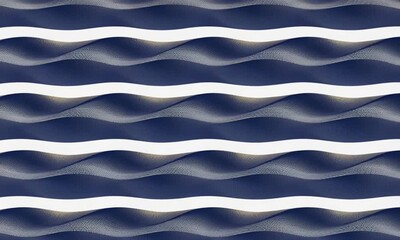 Wall Mural - Abstract Blue Wave Pattern with White Highlights and Subtle Texture ripple