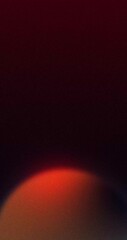 Wall Mural - abstract animated orange gradient sphere on dark background, looping animation backgrounds with nois