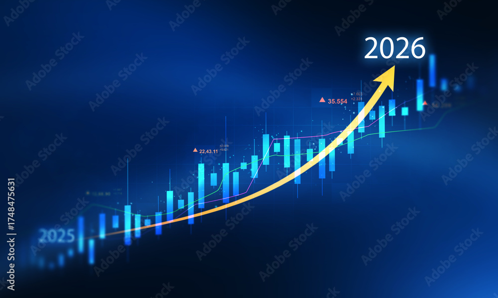 Ilustraci N De Stock Growth Graph A Year 2026 Of Business And Data 1000 F 1748475631 VPqEphVVViUc4dqEfVpMwtVq7xLCcQwK 