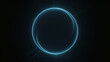 © RihamTeam - Abstract glowing blue energy sphere with swirling particles on a dark background, representing cosmic phenomena or digital data