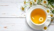 © Badea - Chamomile Tea, Relaxing Beverage, Healthy Drink, Herbal Infusion, Calm Drink.