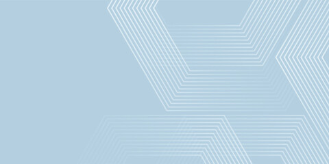 Wall Mural - Abstract hexagon lines on gray background. Geometric stripe line art design vector eps10