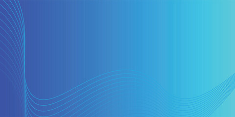 Wall Mural - abstract blue wavy background with line wave. vector illustration eps10