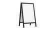 © Gennyson Marinho - Isolated a frame sign with a white display board and a frame made of a material that is gray on transparent background