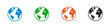 © icon - Earth icon. Solid vector icon.