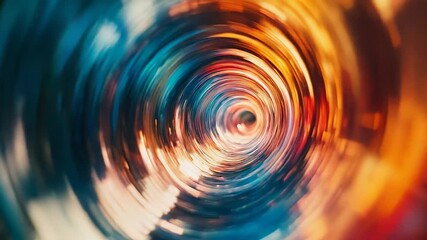 Wall Mural - Abstract swirling vortex creating a dynamic tunnel effect