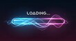 © thunder - Dynamic digital loading bar with vibrant neon energy flow, perfect for tech interfaces and futuristic concepts.
