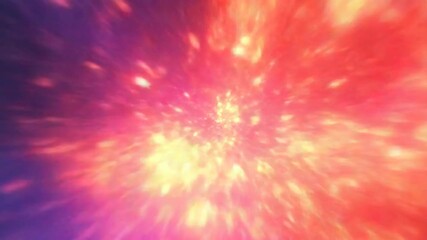 Wall Mural - Colorful energy burst in abstract cosmic space
