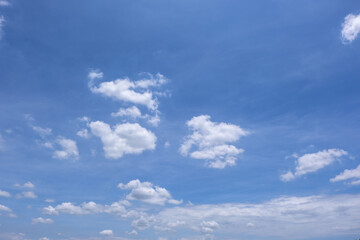 Wall Mural - clear blue sky background,clouds with background.	