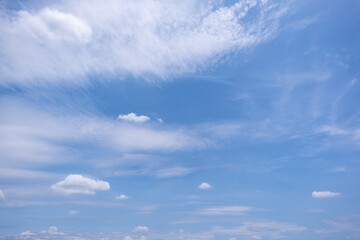 Wall Mural - clear blue sky background,clouds with background.	