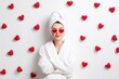 © Anna - Woman relaxing in spa bath for Valentines Day and 8 March