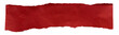 © ShafiqGFX - Piece of red ripped or torn paper isolated on transparent background, Cardboard paper edges.