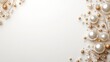 © vachiraphan - Gold and Pearl Elegant Corner Design - Luxurious Background with Golden Branches and Pearl Accents for Wedding Invitations and Special Occasions