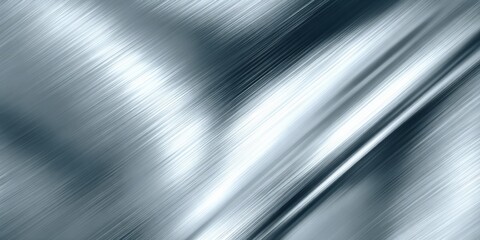 Wall Mural - Shiny Silver Metallic Background with Smooth Texture and Subtle Reflections for Creative Design Use and Visual Projects