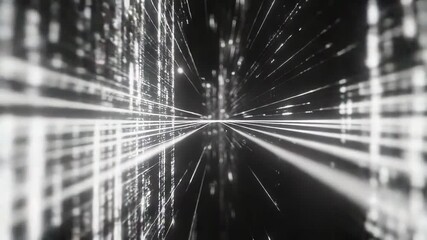 Wall Mural - Digital data flowing cyberspace network connection background