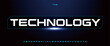 © artyway - Technology geometric alphabet, extended sans serif letters, bold techno font for hitech modern logo, sport emphasis headline, contemporary typography, modern typographic design. Vector typeset.
