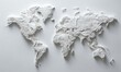© ainul - Elevated white world map
