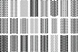 © Nasira Mai - Collection of various tire tread imprints in black and white isolated on white background tire track