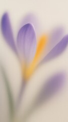 Wall Mural - Elegant blurred floral abstraction mobile wallpaper