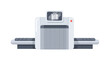 © Inisini - Security conveyor belt, modern checkpoint luggage x-ray scanner machine