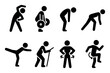 © Oleg - Back Exercise Icons