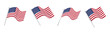 © AbstractZone - Multiple American flags waving patriotism independence concept
