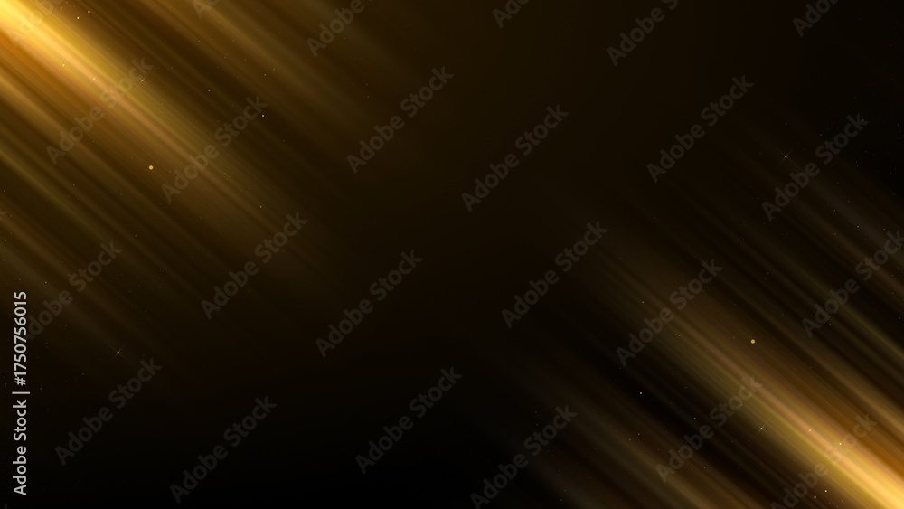 Golden Rays Particles Golden Light Rays Particles Gold Awards Trailer Titles Cinematic ...