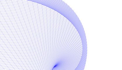 Wall Mural - Architectural drawing. Abstract geometric 3d background