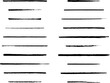 © Good - Collection of textured brush stroke lines for graphic design and artistic projects