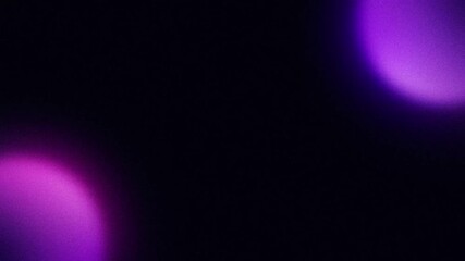 Wall Mural - abstract gradient glowing purple and pink spheres with noise texture, looping animated background