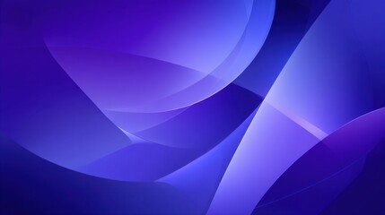 Wall Mural - Abstract design with smooth curves and gradients in purple tones, showcasing fluid shapes and seamless blending for a modern aesthetic in digital art.