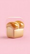 © NikahGeh - Freshly Baked Bread Loaf in a Clear Container.